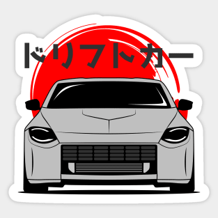 Front Silver Fairlady Z35 Sticker